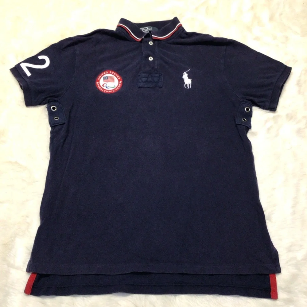 Polo Ralph Lauren Shirt 2012 ParaOlympic Team‎ Outfitter London navy